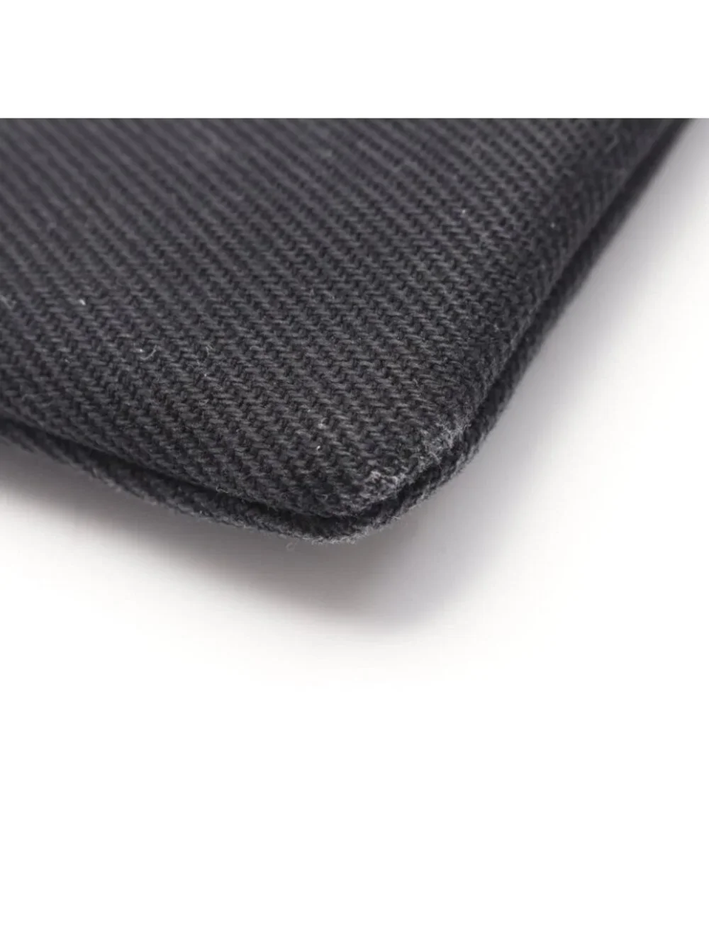 Saint Laurent Paris Clutch Rive Gauche Black White Canvas Leather - Picture 7 of 8